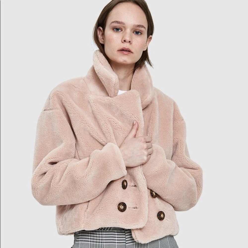 *HolidaySale*Farrow Hazel Teddy Jacket in Mauve